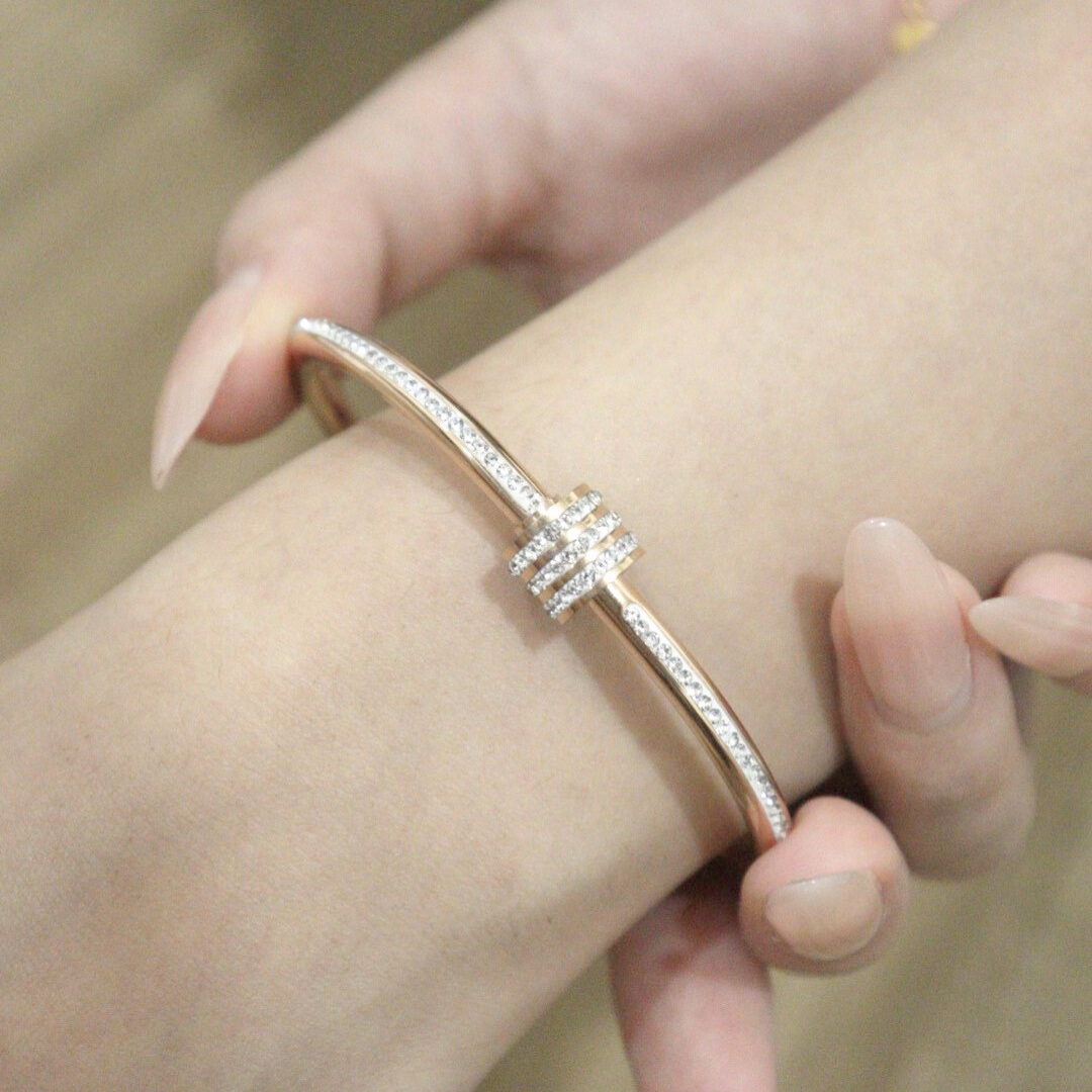 Rose Gold Cylinder Cuff