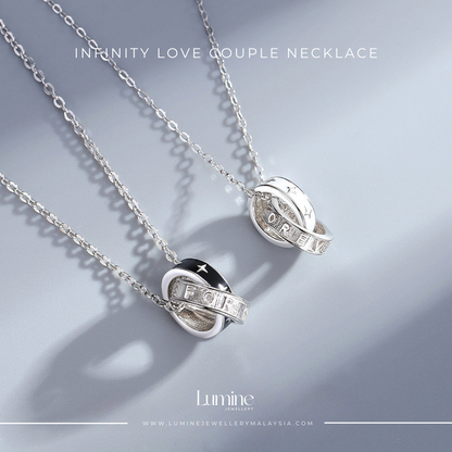 Infinity Love Couple Necklace