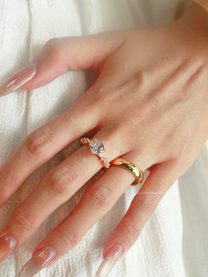 Gold Classic Elegance Ring (4mm)