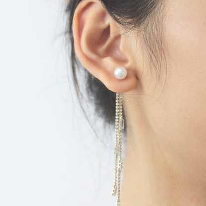 Shinny Tassel Earrings