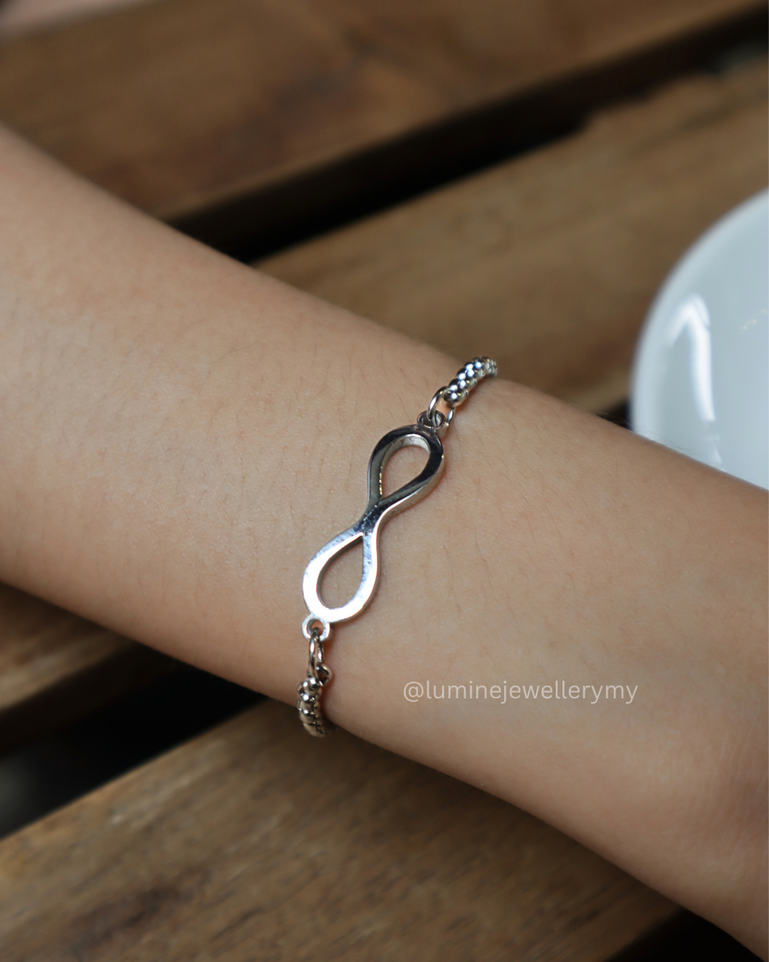 Silver Infinity Bracelets (Adjustable)