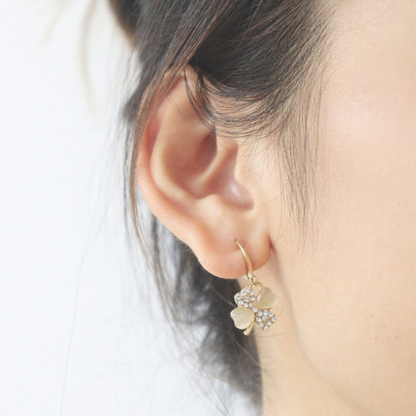 Lucky Clover Diamond Earrings