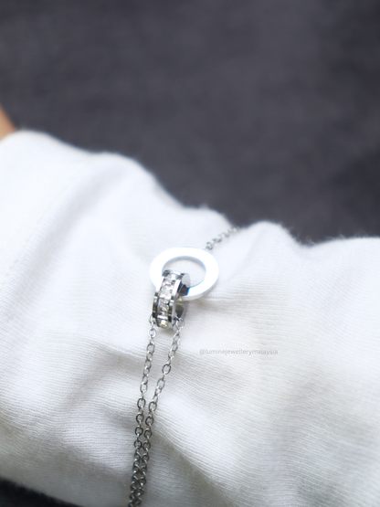 Silver Roman Elegance Bracelet