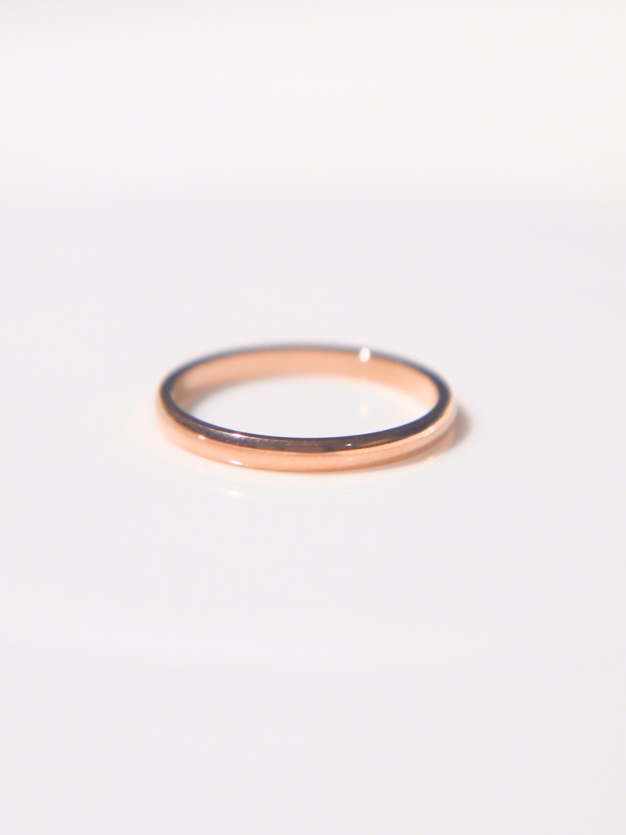 Rose Gold Classic Elegance Ring (2mm)