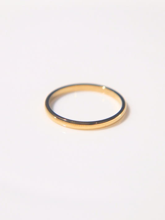 Gold Classic Elegance Ring (2mm)