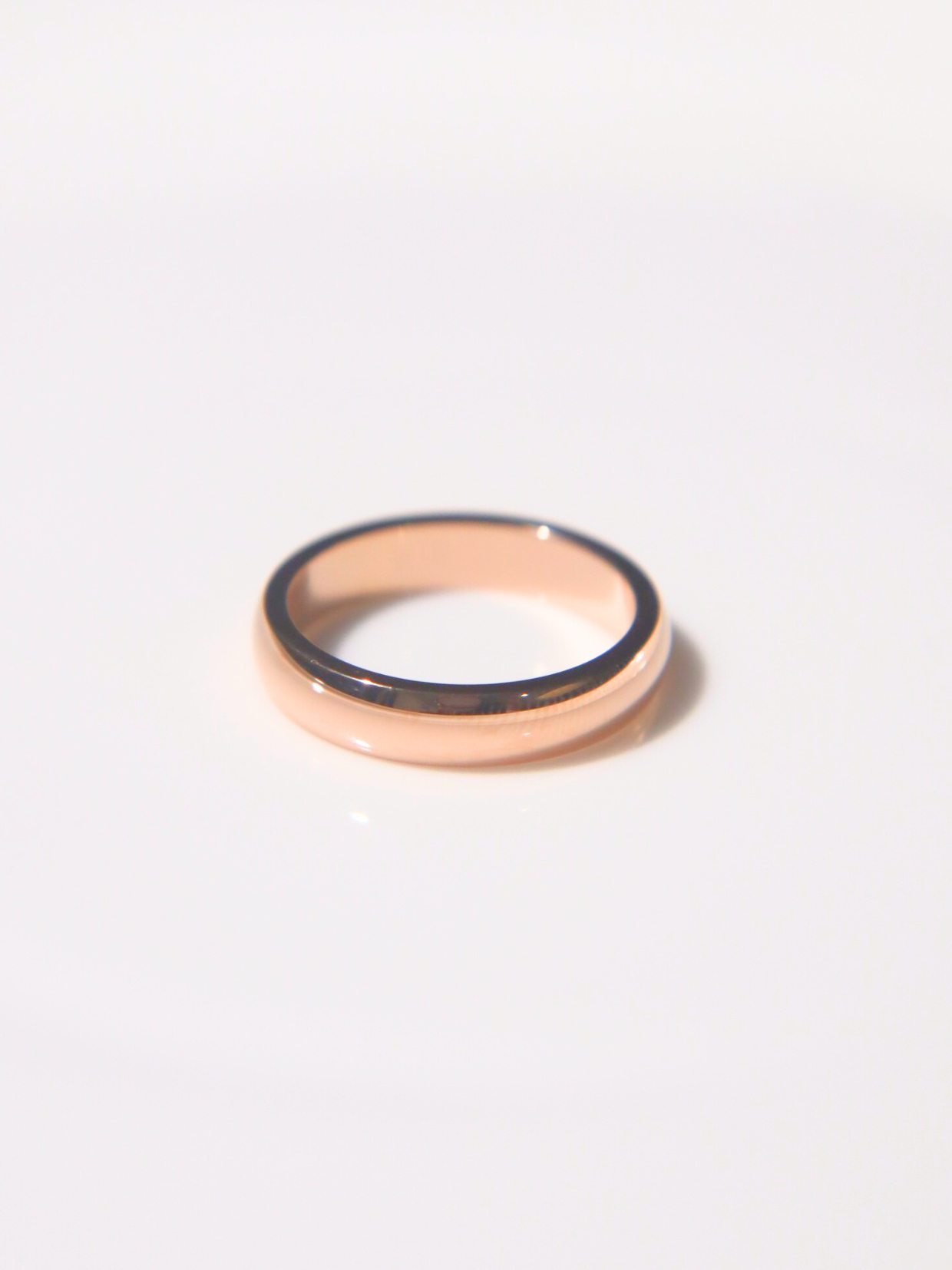 Rose Gold Classic Elegance Ring (4mm)