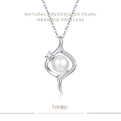 Natural Freshwater Pearl Mermaid Princess Necklace