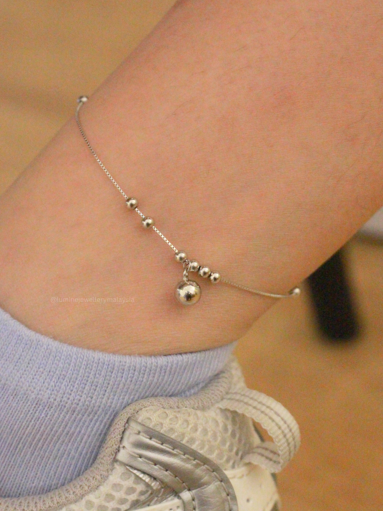Minimalist Bell Anklet II
