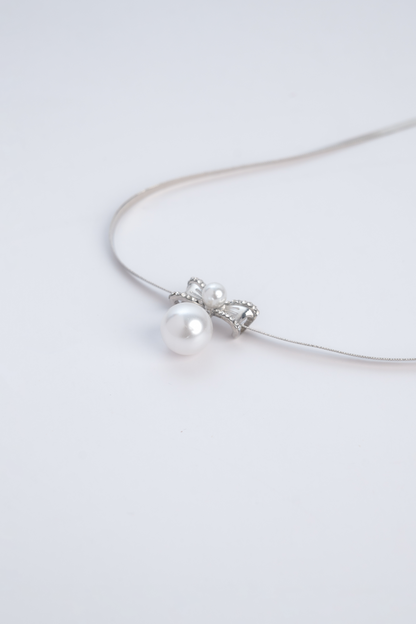 Butterfly Snake Chain with Pearl