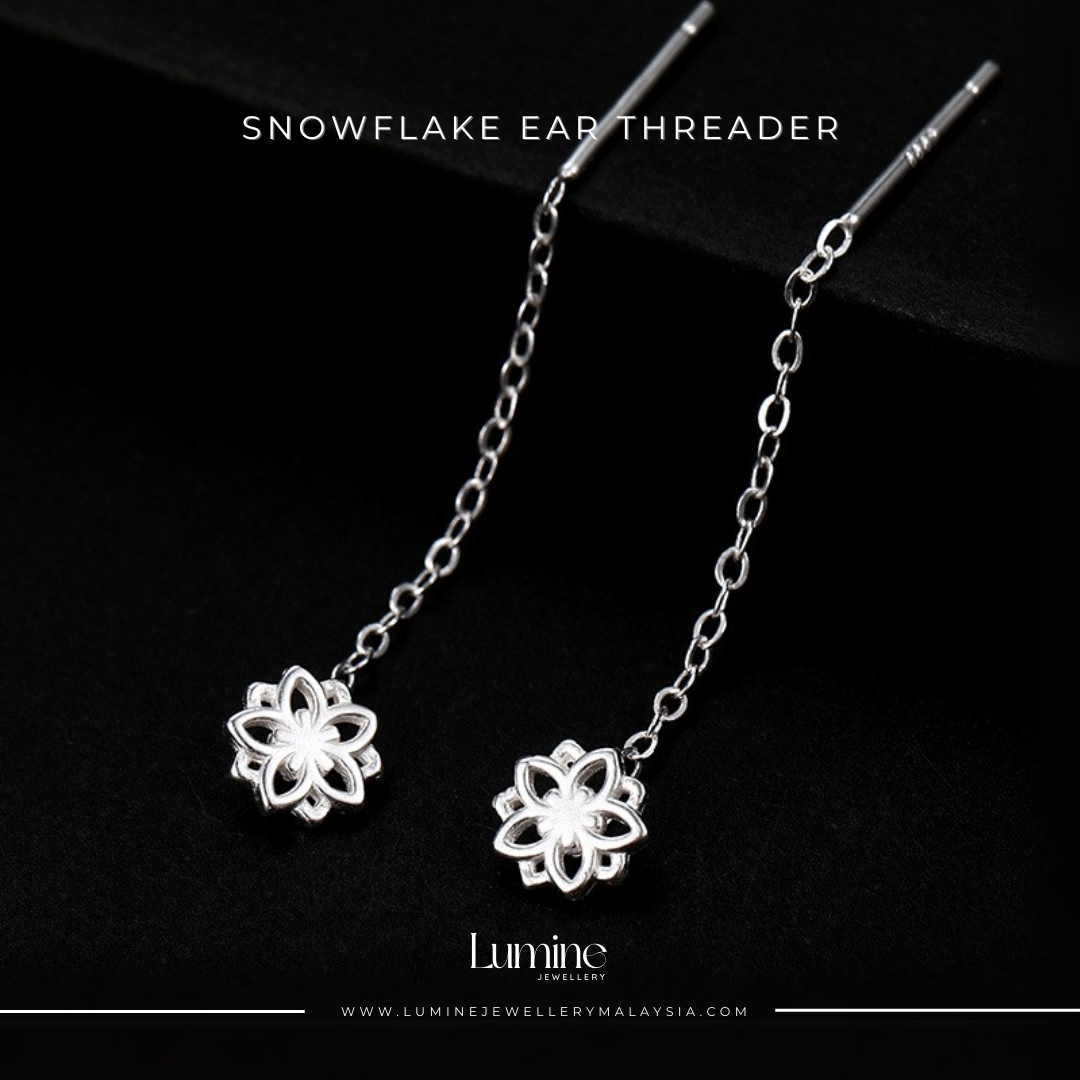 Snowflake Ear Threader