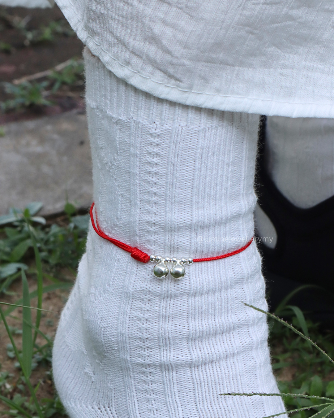 Ring The Bell Anklet 红绳铃音，步步生花