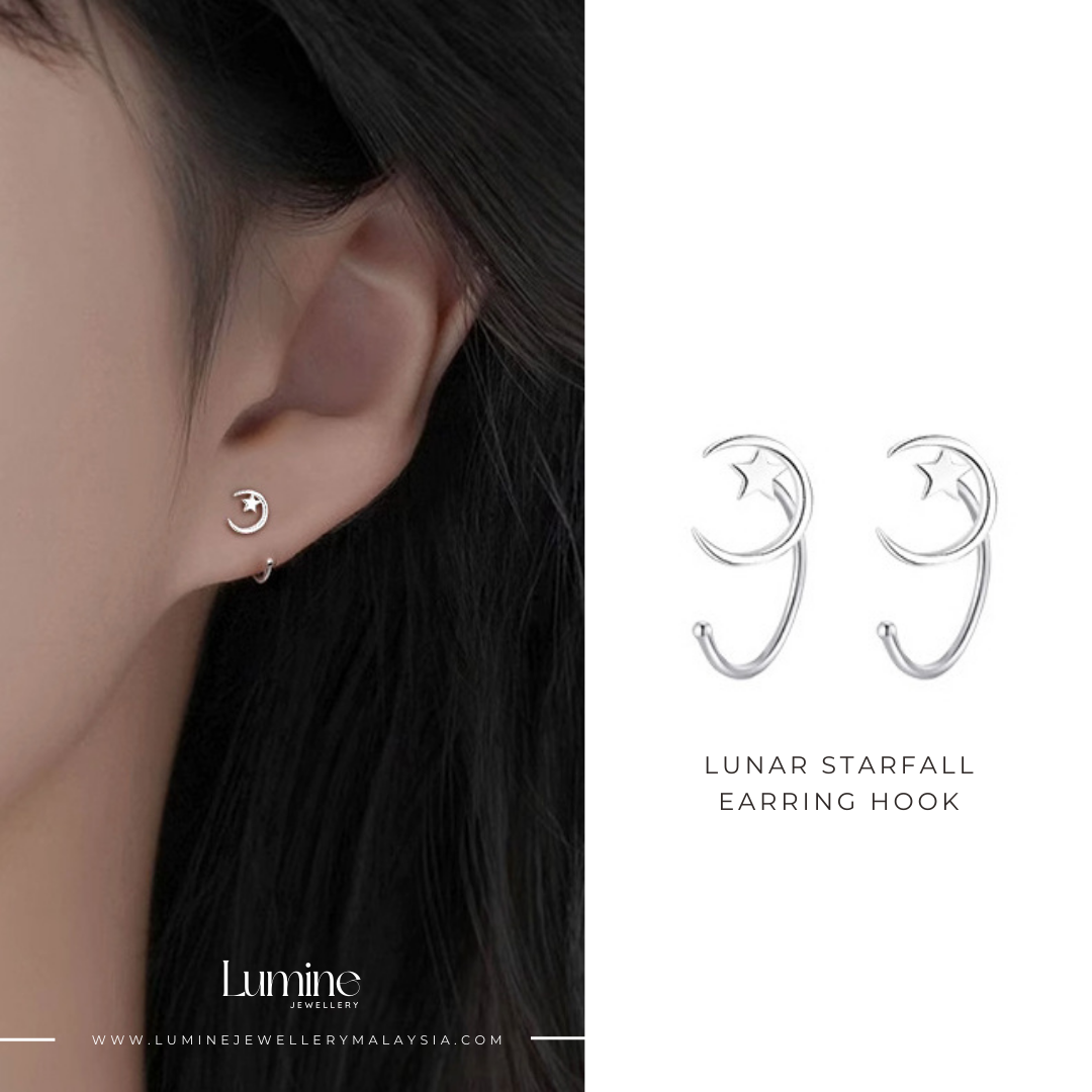 Lunar Starfall Earring Hook