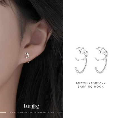 Lunar Starfall Earring Hook