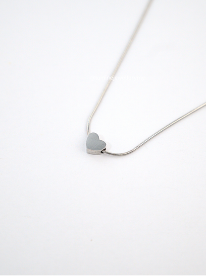 Minimalist Heart Pendant II