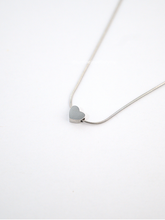 Minimalist Heart Pendant II