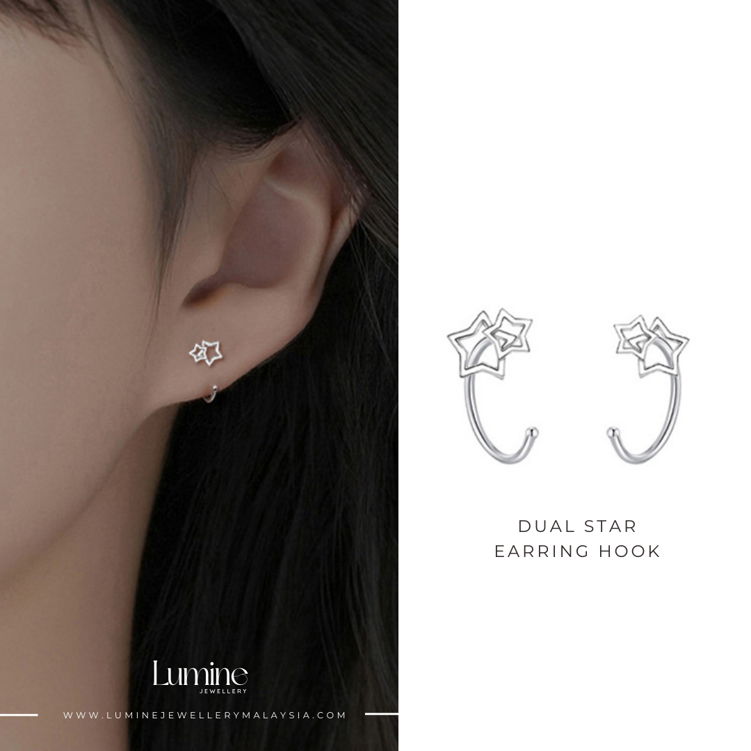 Dual Star Earring Hook