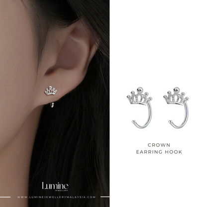 Crown Earring Hook