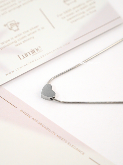 Minimalist Heart Pendant II