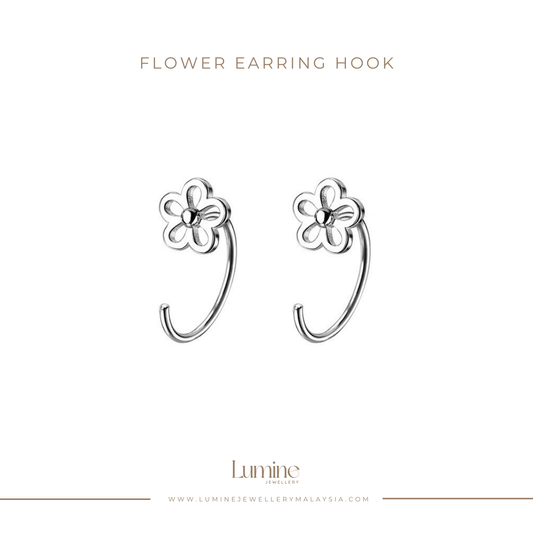 Flower Ear Earring Hook