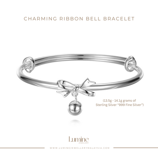 Charming Ribbon Bell Bracelet