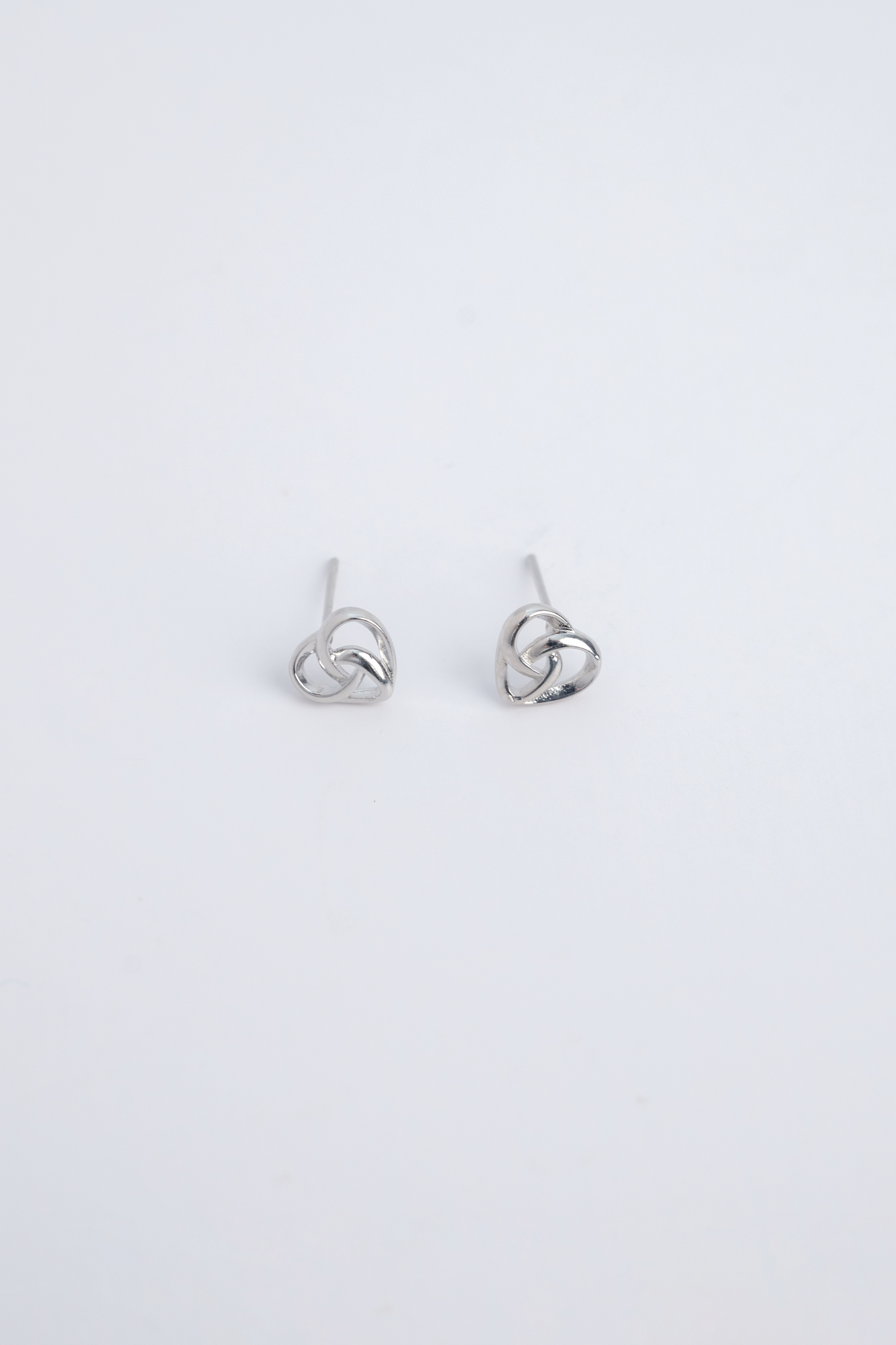 Heart-to-Heart Stud Earrings