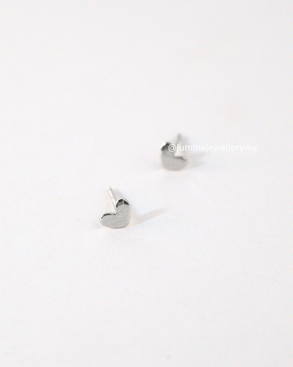 Tiny Heart Studs