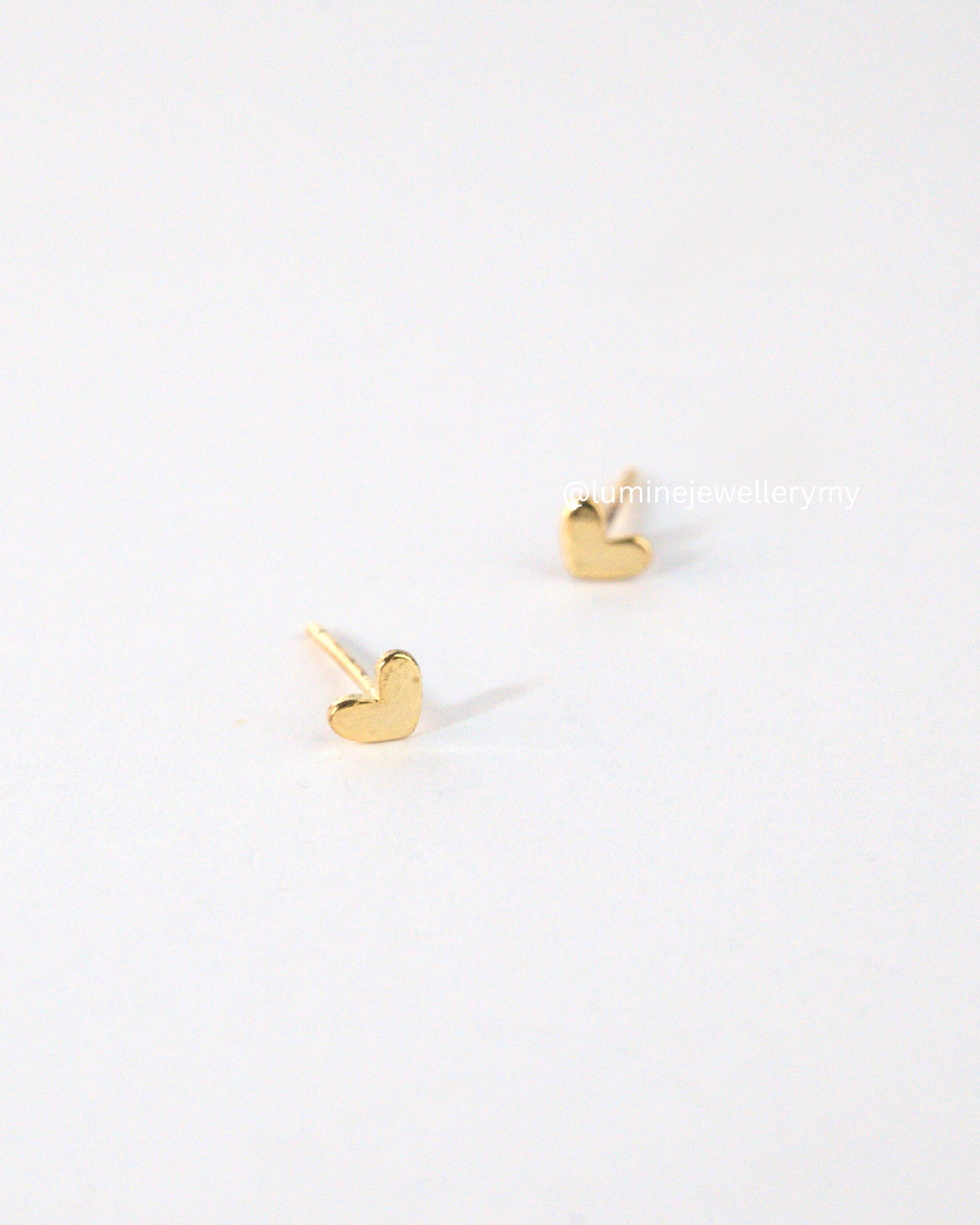 Tiny Heart Studs