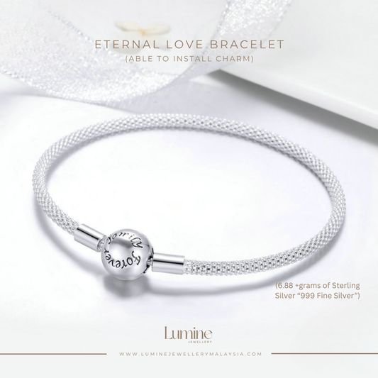 Eternal Love Bracelet (PLAIN Bracelet - Able to Install Charm)