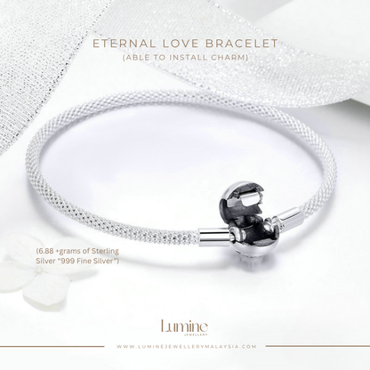 Eternal Love Bracelet (PLAIN Bracelet - Able to Install Charm)
