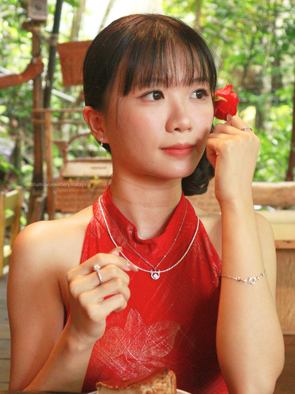 Radiant Sparkle Tennis Necklace