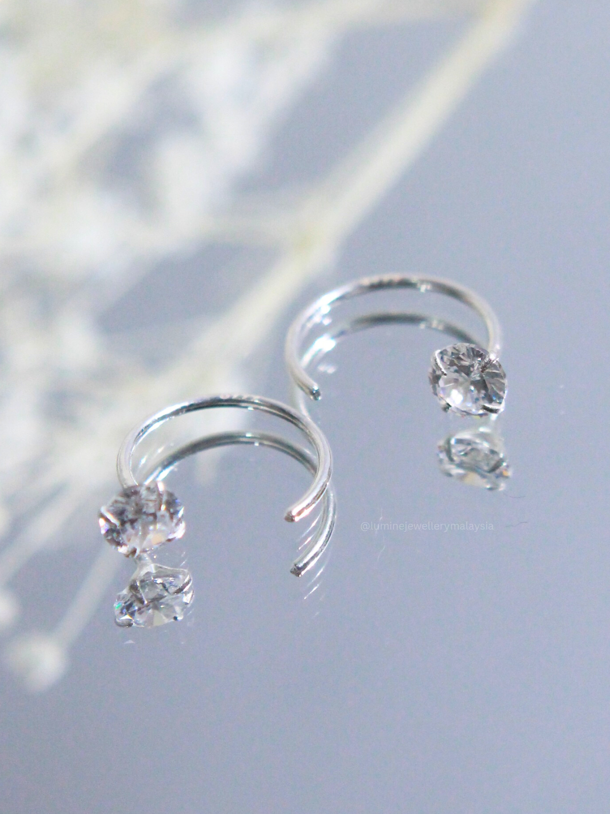 Zirconia Earring Hook