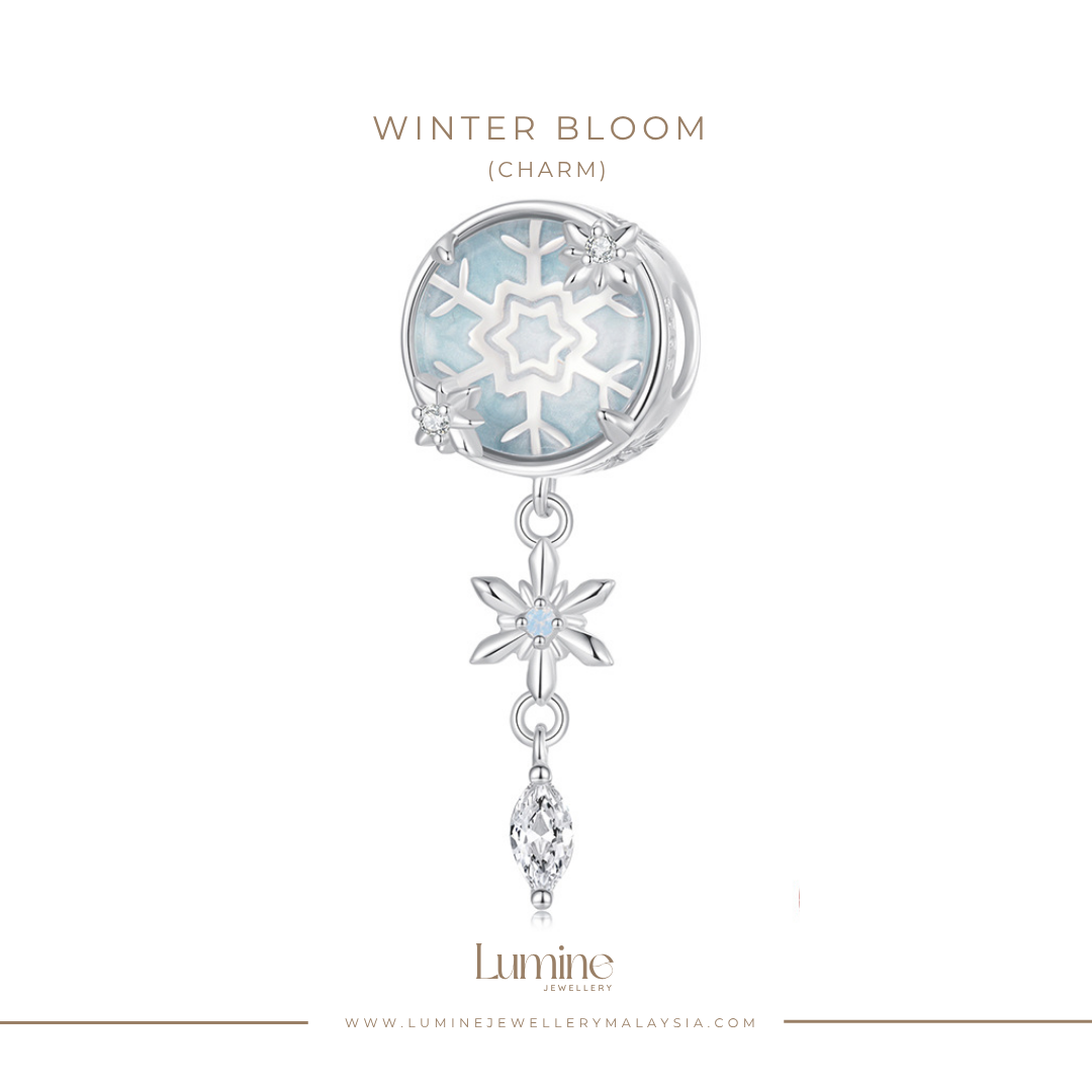 Winter Bloom Series Charm