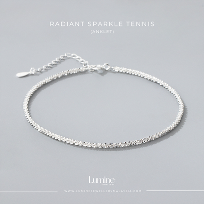 Radiant Sparkle Tennis Anklet