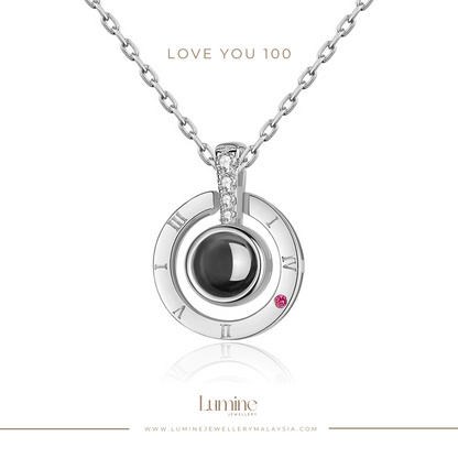 Love You 100 Necklace