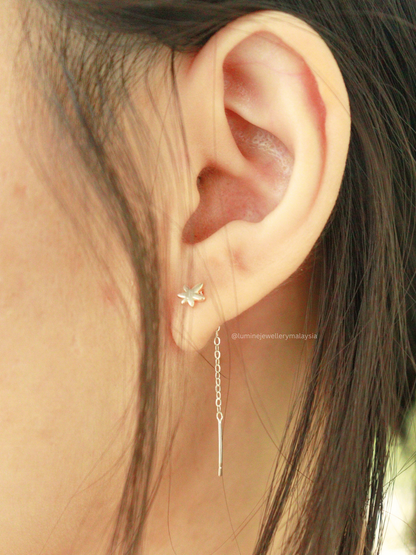Maple Leaf Ear Threader