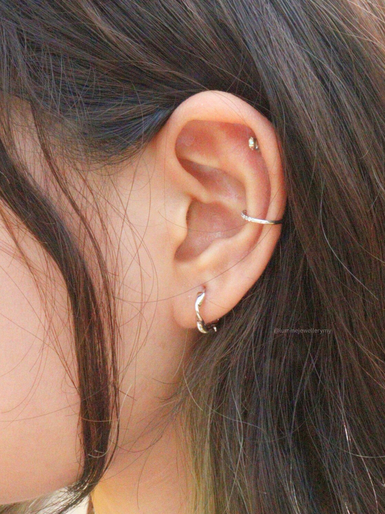 Mobius Rope Hoop Earrings
