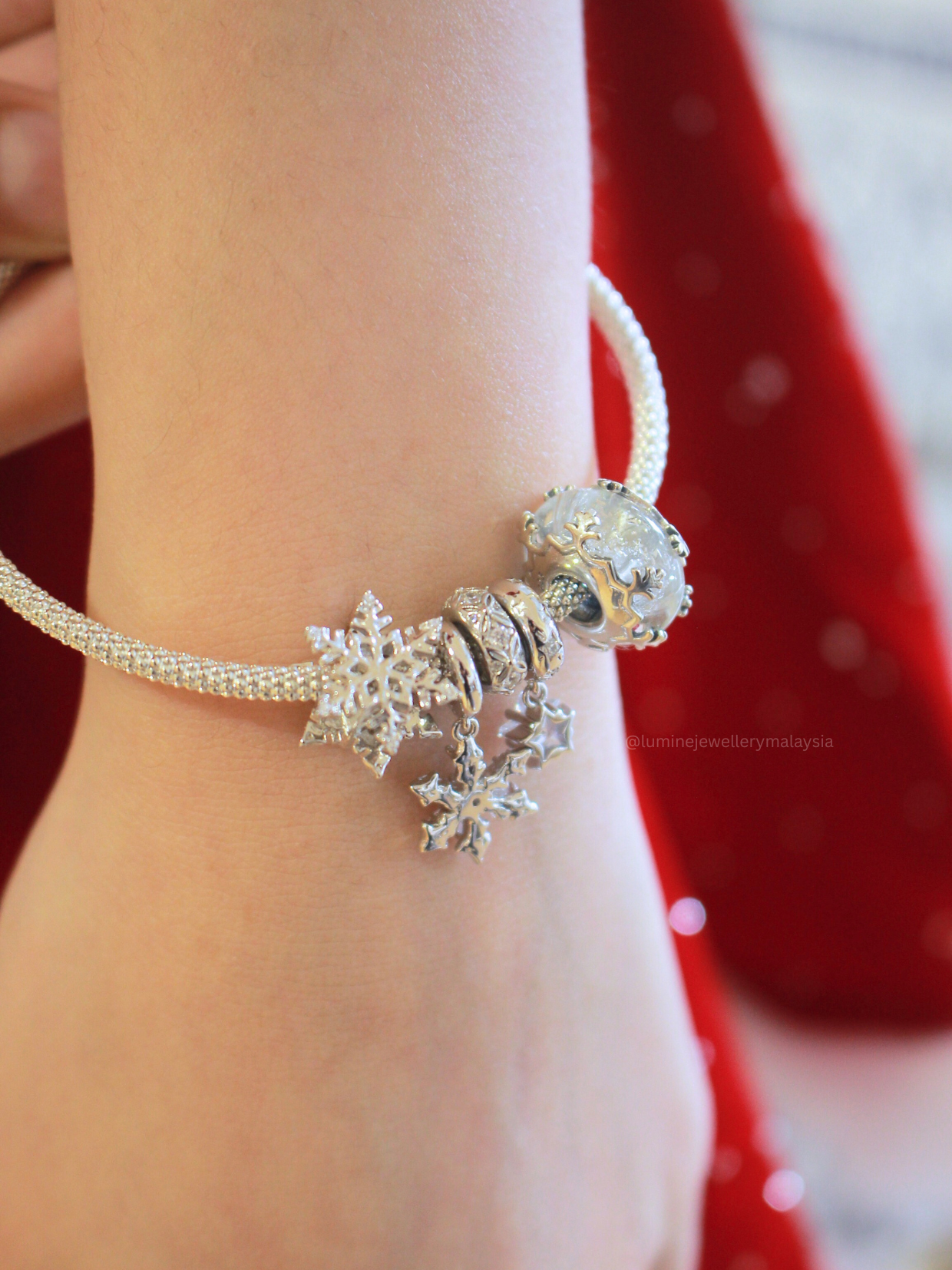 Winter Bloom Series Charm