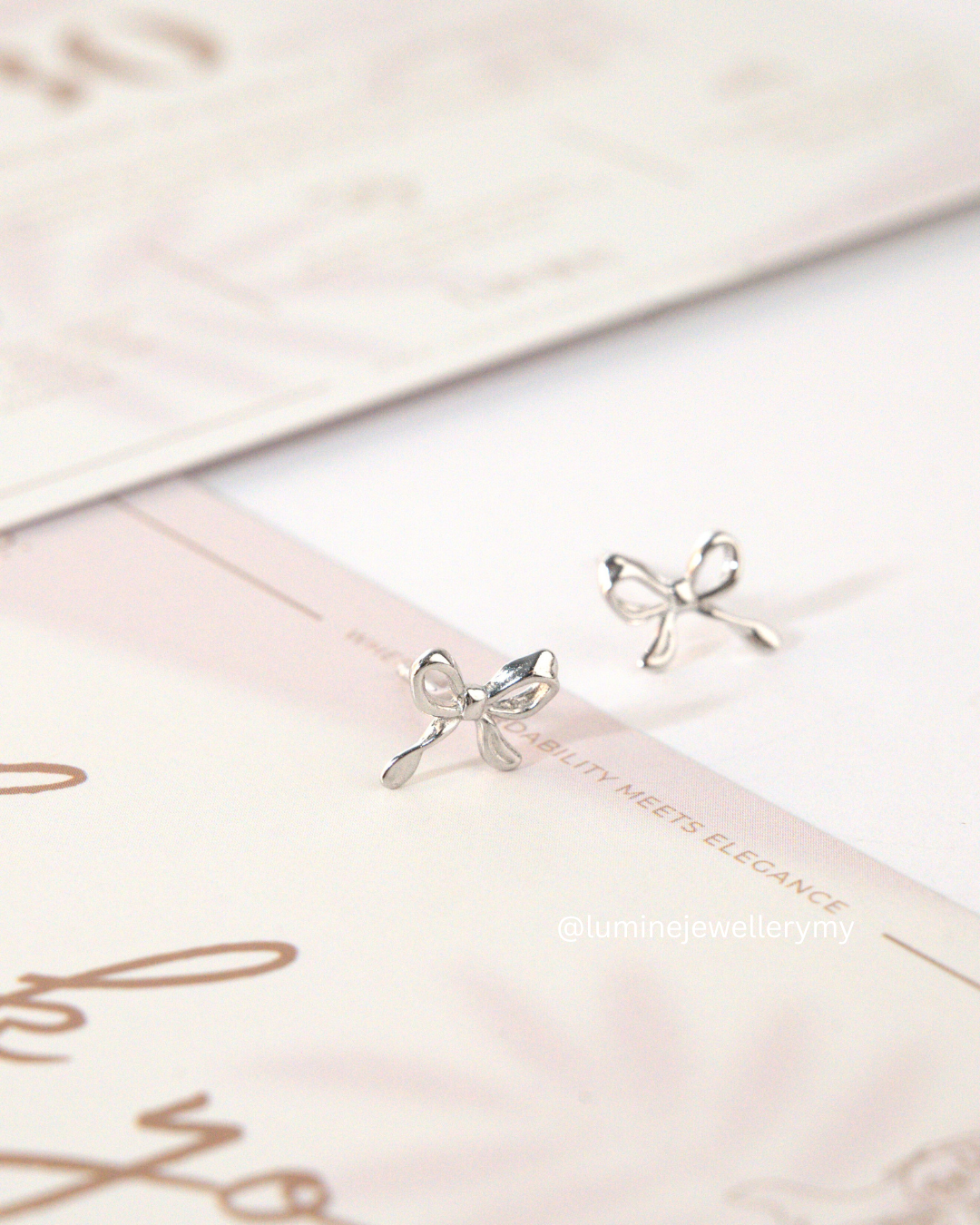 Mini Bowknot Studs