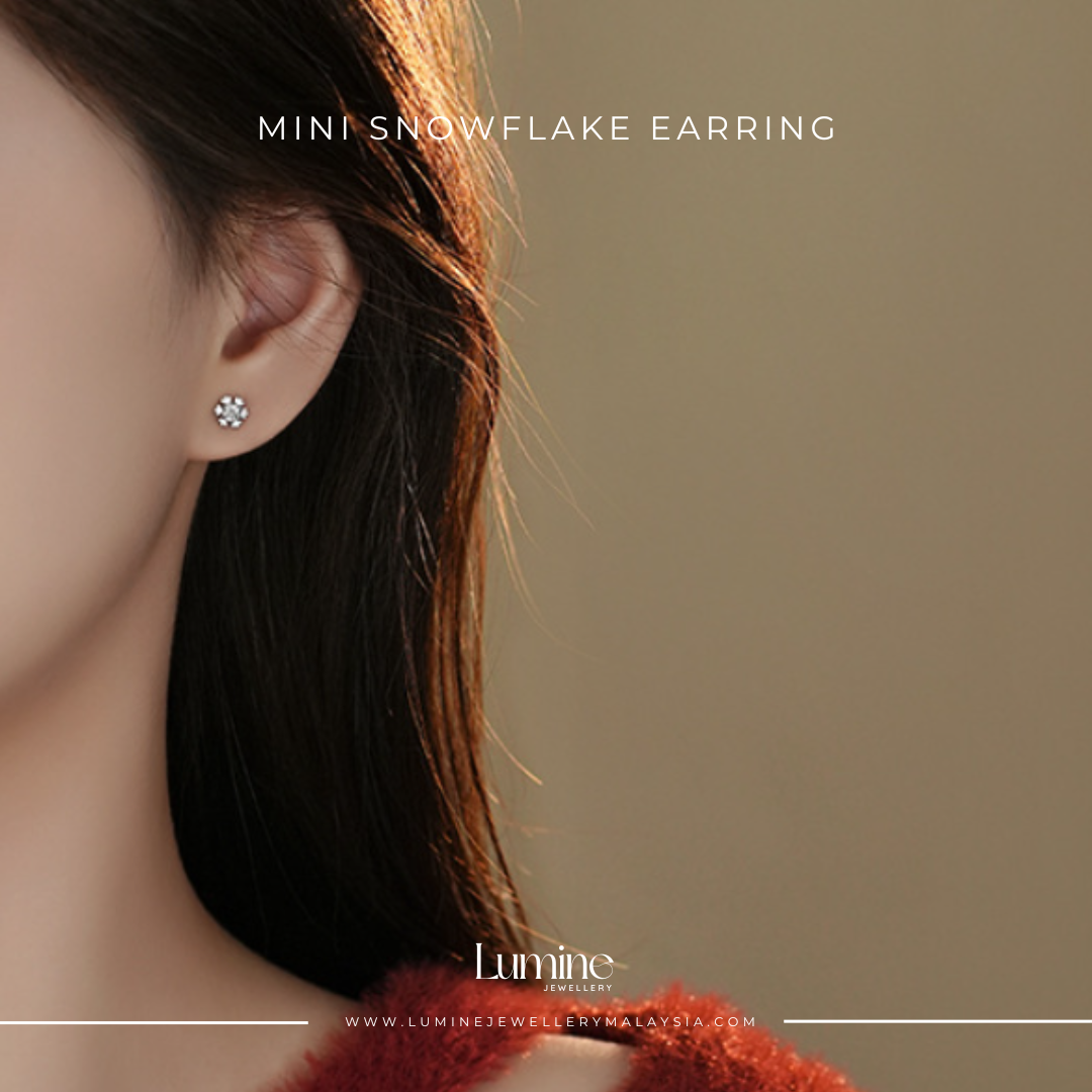 Mini Snowflake Earring