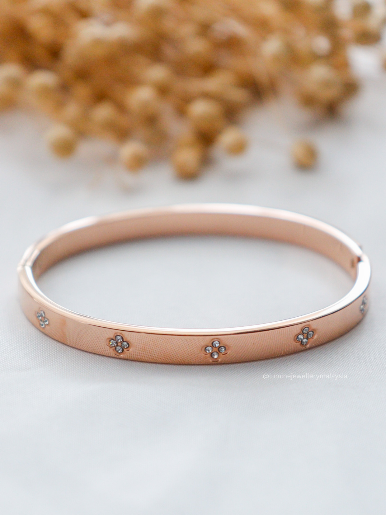 Zirconia Lucky Clover Bracelet
