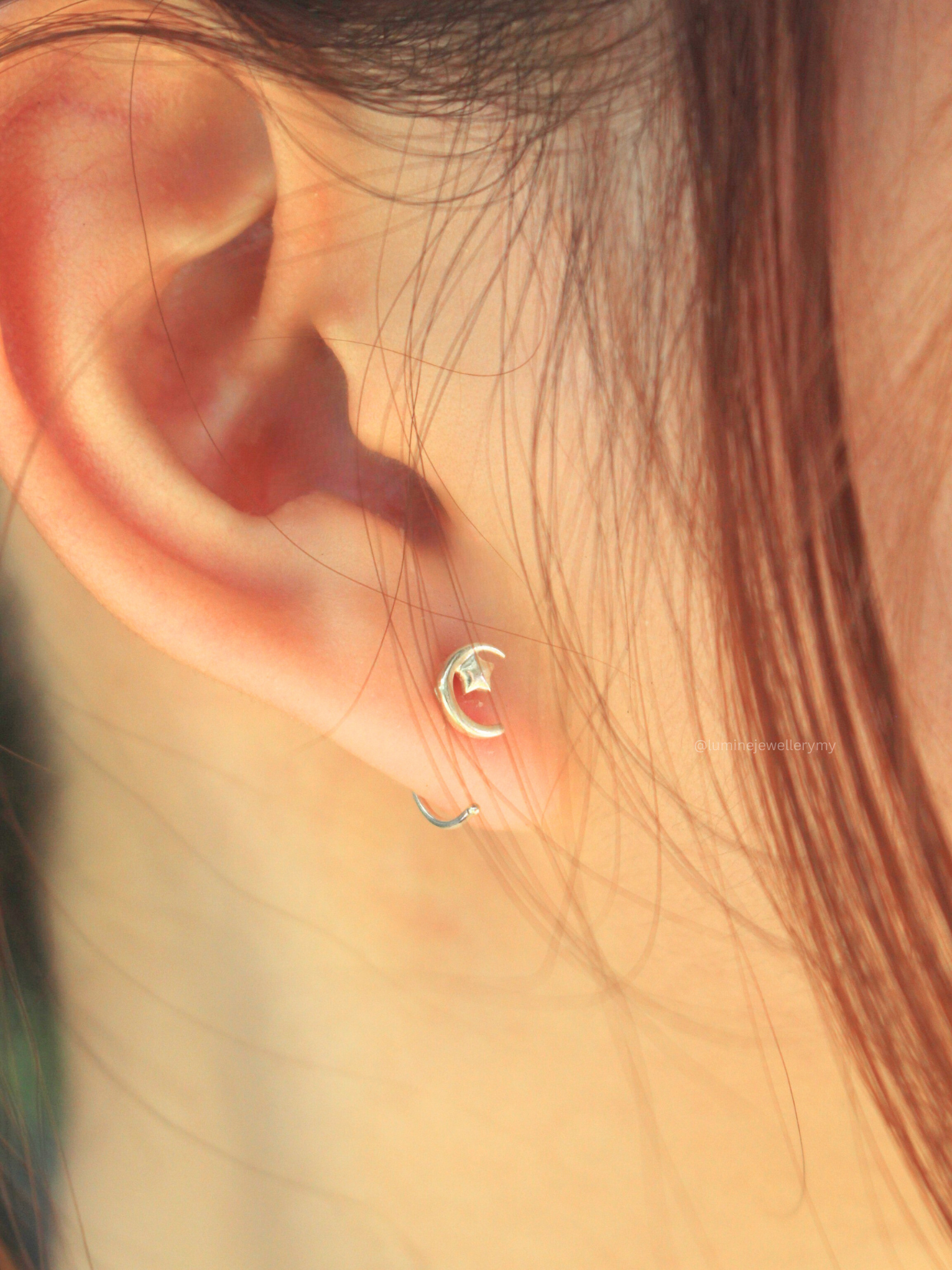 Lunar Starfall Earring Hook