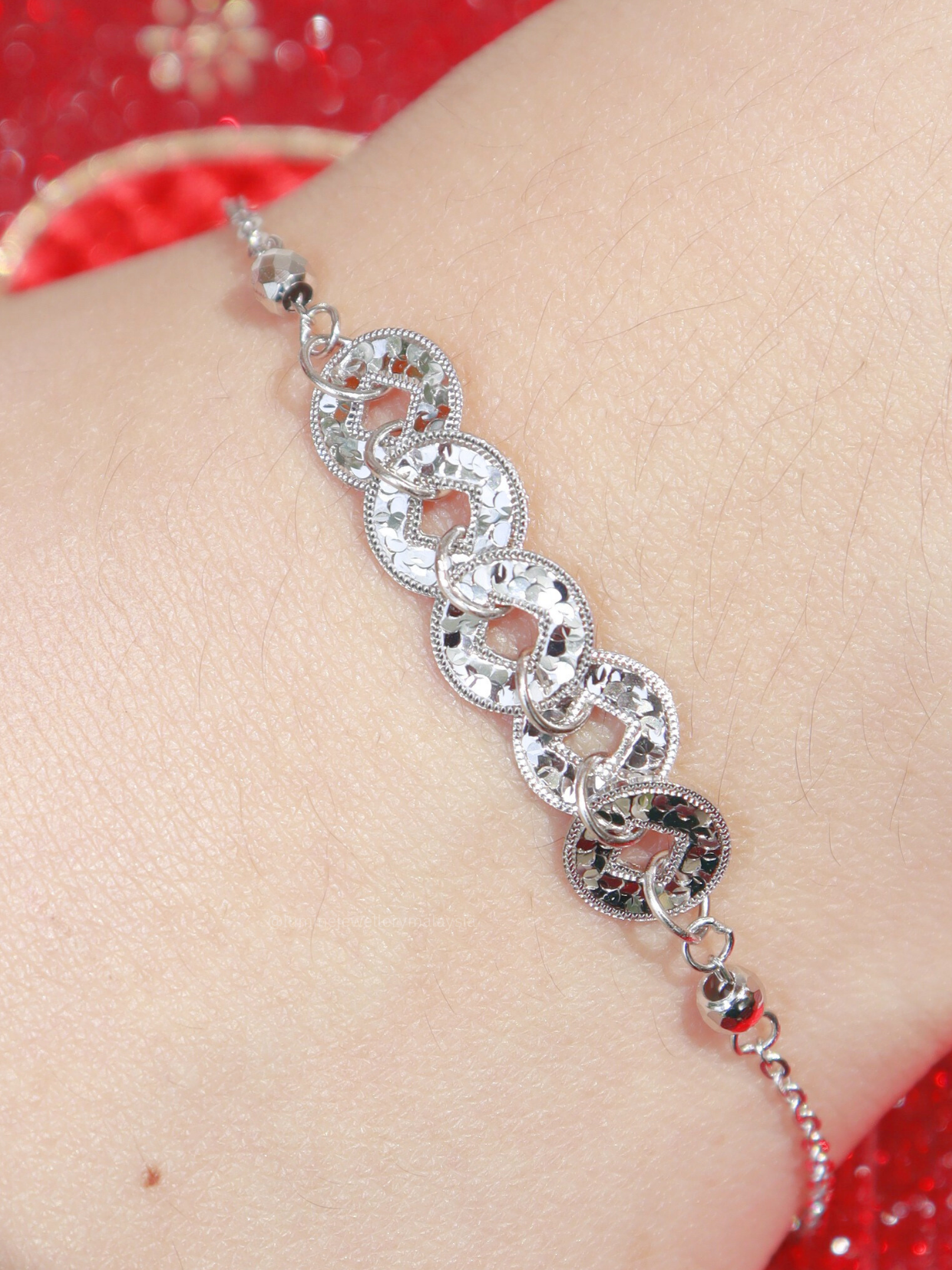 Emperor Coins Ice Sparkle Bracelet 碎碎冰五帝钱手链