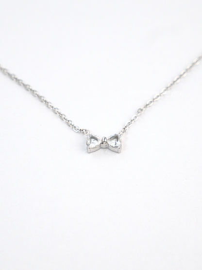 Tiny Ribbon Necklace