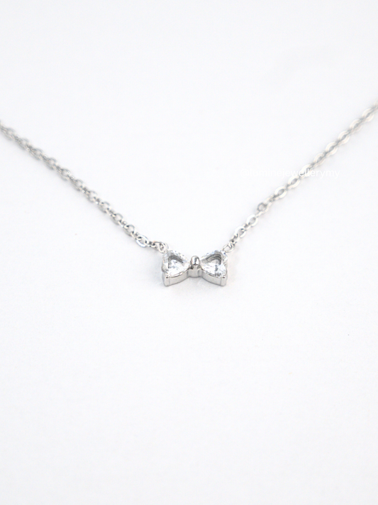 Tiny Ribbon Necklace