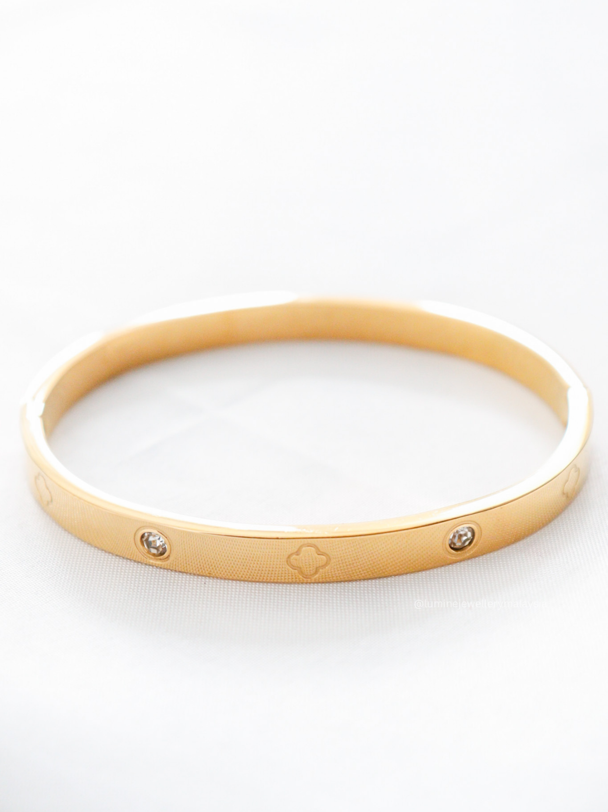 Luck in Clover Zirconia Bracelet