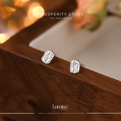 Prosperity Studs 招财纳福耳环