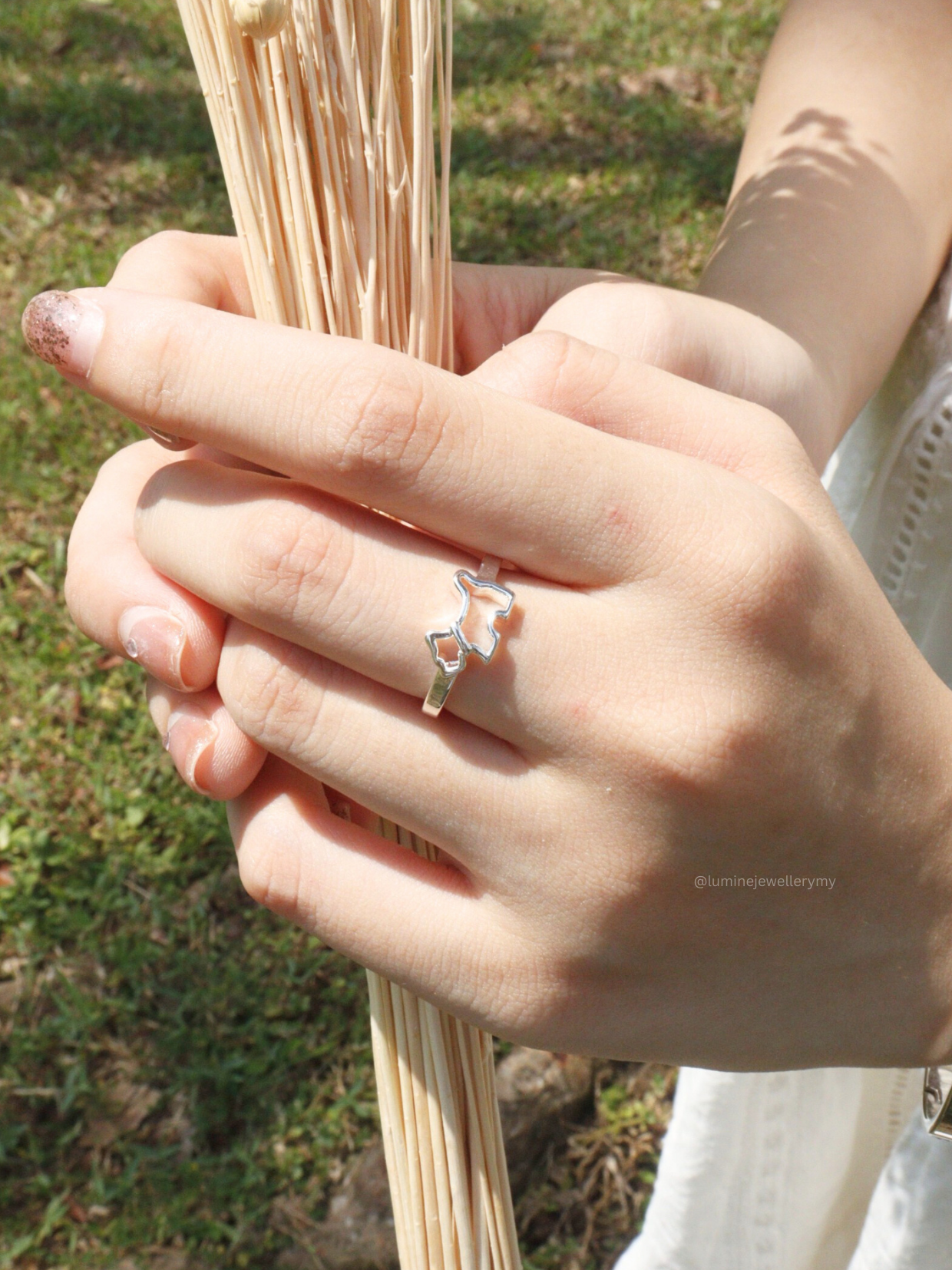 Puppy Silhouette Ring