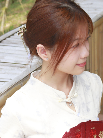 Prosperity Studs 招财纳福耳环