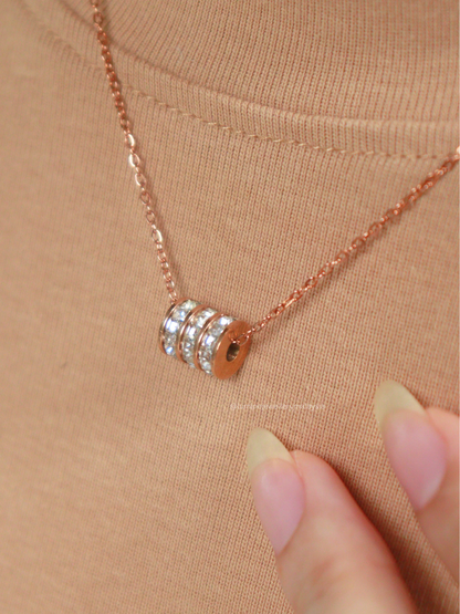 Rose Gold Minimalist Quetzaly Necklace