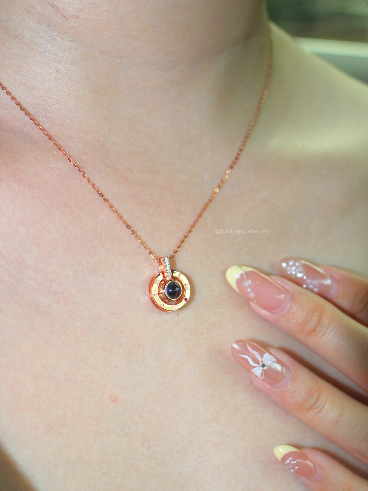 Love You 100 Necklace